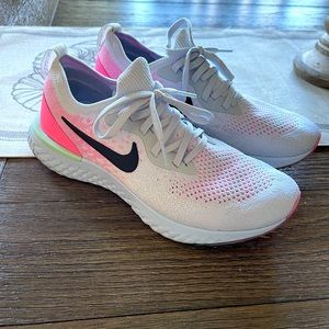 Nike Epic React- Pink/Mint Colorway. Size 7.5 Womens
